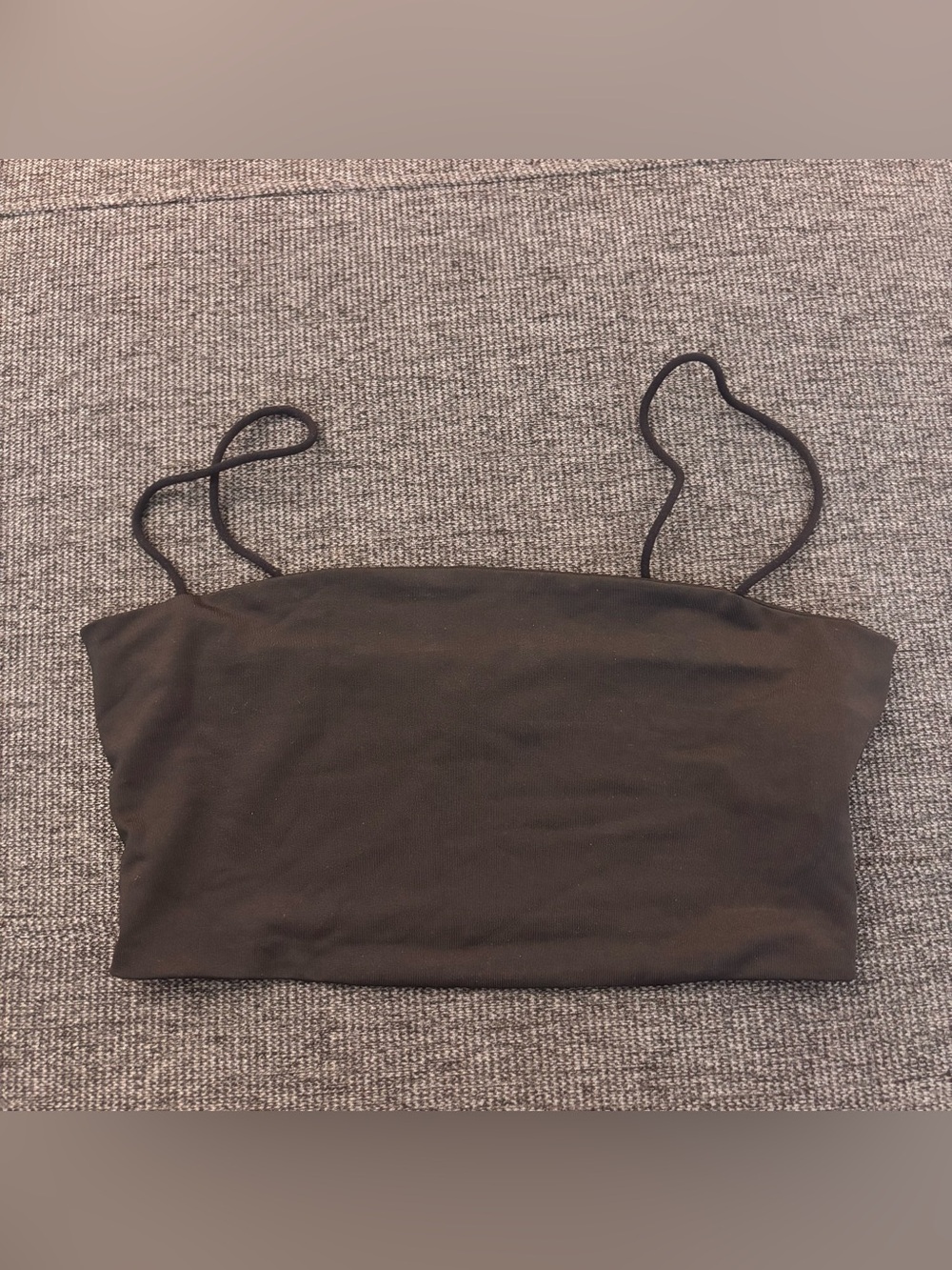 SHEIN Black Spaghetti Strap Crop Camisole